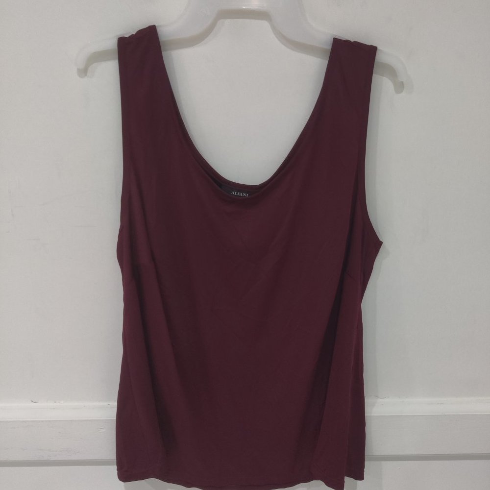 NWoT Alfani Women's Supersoft Tank Top Sleeveless Scoop Neck Size 1X $40 2A125
